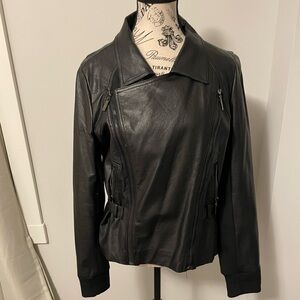 Club Monaco Leather Jacket
